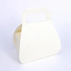 Outlet 3 x Täschchen - Faltschachtel, cremefarben Geschenkverpackungen