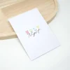 Best A6 Holy Christmas Weihnachtskarte minimalistisch | Karte mit Briefumschlag | Pastellfarben Weihnachtskarten