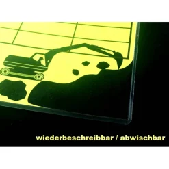 Best A4 Neon 1x1 Lernposter | Tiger Kinder Einschulung