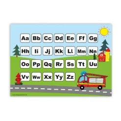 Sale ABC Lernposter | Feuerwehr Kinder Einschulung