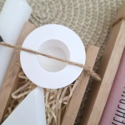Abschiedsgeschenk Kindergarten KITA Erzieherin mit Herz Geschenkset Dankeschön Haus / Lichthaus Kerzenhalter rund Kerzen Kinder Danksagungskarten