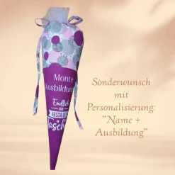 Clearance Abschlusstüte - Endlich den Abschluss in der Tasche personalisierbar mit Spruch Kinder Schultüten