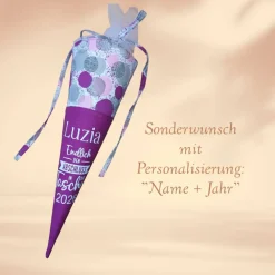 Clearance Abschlusstüte - Endlich den Abschluss in der Tasche personalisierbar mit Spruch Kinder Schultüten