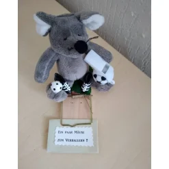 Best Achtung Mäuse Geldgeschenk für Fußballer – Originelle Mausefalle mit Plüschmaus als Geschenkidee Geschenke