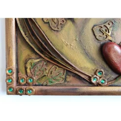 Kunst|Susanne Hiebl...die etwas andere Art! Acrylbild HERZSPIEL Collage Herz 3D-Gestaltung Herzbild  zu Valentinstag oder Muttertag Mixed Media