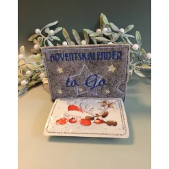Sale Adventkalender to Go bestickt mit einem Blister, Mini-Adventskalender, Geschenk ,Mitbringsel, Sofortkauf Adventskalender