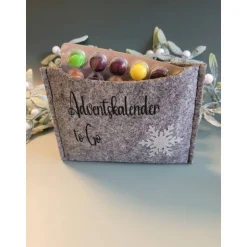 Adventskalender|Mija-Kreativ Adventkalender to Go, mit Blister, Mini-Kalender ,Geschenk ,Mitbringsel, Sofortkauf,Weihnachten,Personalisierbar
