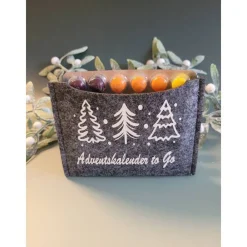 Discount Adventkalender to Go, mit Blister, Mini-Adventkalender, Geschenk ,Mitbringsel, Sofortkauf,Weihnachten,Personalisierbar Adventskalender