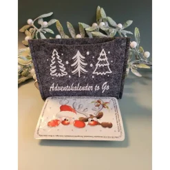 Discount Adventkalender to Go, mit Blister, Mini-Adventkalender, Geschenk ,Mitbringsel, Sofortkauf,Weihnachten,Personalisierbar Adventskalender