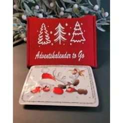 Online Adventkalender to Go, mit Blister, Mini-Kalender ,Geschenk ,Mitbringsel, Sofortkauf,Weihnachten,Personalisierbar Adventskalender