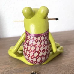 Hot Adventsfrosch Adventkranz, Advent, Weihnachten, Frosch Adventkranz, Frosch Figur, witziger Adventkranz, Adventsdeko, 4 K Adventskränze