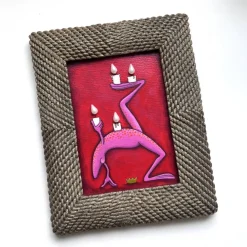 Hot Adventsfrosch, immerwährend, Adventskalender, Adventkranz, Adventszeit, Weihnachtsdeko, Froschbild, witziges Bild, Froschkönig, Weihnachten Adventskränze