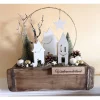 Outlet Adventsgesteck in alter Ziegelform – Shabby-Look & natürliche Weihnachtsdeko Adventskränze