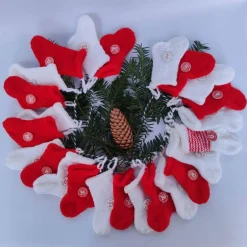 Online Adventskalender - 24 gestrickte Söckchen Adventskalender