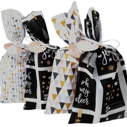 Adventskalender|Afrosteff Adventskalender, 24 Adventskalender Säckchen zum Selbstbefüllen
