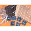 Adventskalender|Monemy Adventskalender / Säckchen zum befüllen / Stoffsäckchen mit Zahlen dunkelblau grau