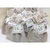 Adventskalender|Monemy Adventskalender / Säckchen zum befüllen / Stoffsäckchen mit Zahlen beige creme weiß