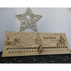 Clearance Adventskalender … Tage bis Weihnachten „Dorf“ I Adventskalender-Countdown / Weihnachtscountd Adventskalender