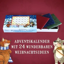 Adventskalender|Feiner Unfug Adventskalender 24 Weihnachtsideen in Losbox, Tiere, Weihnachten, Advent, Lose, Ideen, Inspiration, Waldtiere