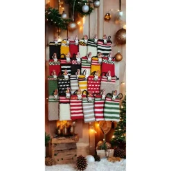 Adventskalender, Adventskalender gestrickt zum Befüllen Adventskalender