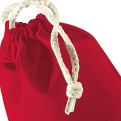 Best Adventskalender aus Baumwollsäckchen zum Befüllen – Rot mit Schneeflockendekor | DIY Weihnachtskalender | 24 Säckchen Adventskalender