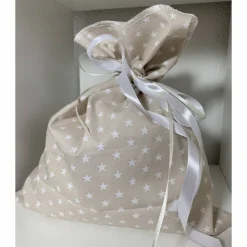 Adventskalender beige grau weiß Kalender Advent selber befüllen Säckchen Baumwolle Taschen Tüten Türchen Weihnachten Adventskalender