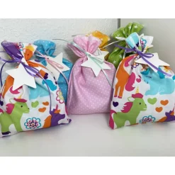 Adventskalender einhorn pink pferd Kalender Advent selber befüllen Säckchen Baumwolle Taschen Tüten Türchen Weihnachten Adventskalender