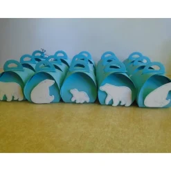 Sale Adventskalender Eisbär Eisbärfamilie  Weihnachtskalender Kinder Junge Mädchen  Zierschachteln Schachteln zum Befüllen Adventskalender