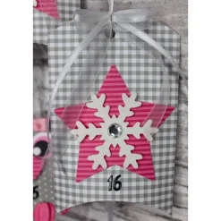 Adventskalender|Kopf-Art Adventskalender Eule „Daisy“