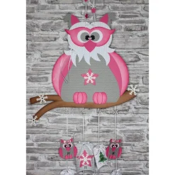 Adventskalender|Kopf-Art Adventskalender Eule „Daisy“
