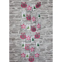 Adventskalender|Kopf-Art Adventskalender Eule „Daisy“