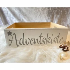 Outlet Adventskalender grau grün Stern Kalender Advent selber befüllen Säckchen Baumwolle Taschen Tüten Türchen Weihnachten Adventskalender