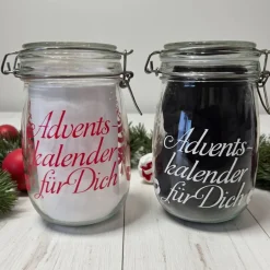 Best Adventskalender im Glas, Adventskalenderglas Adventskalender