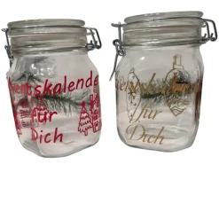 Outlet Adventskalender im Glas, Adventskalenderglas Adventskalender