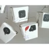 Adventskalender in schwarz/weiß zum aufhängen aus Take-away Boxen zum befüllen Adventskalender