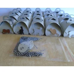 Adventskalender|Nachtkarten Adventskalender Katze Katzen Weihnachtskalender Kinder Junge Mädchen  Zierschachteln Schachteln zum Befüllen