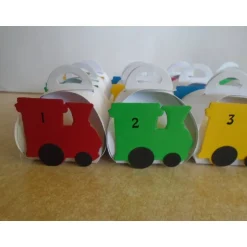 Adventskalender|Nachtkarten Adventskalender Lok Lokomotive Weihnachtskalender Kinder Junge Zierschachteln Schachteln zum Befüllen