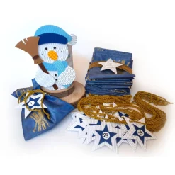 Discount Adventskalender mit 24 Säckchen zum Selbstbefüllen Adventskalender