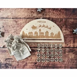 Adventskalender, personalisiert, verschiedene Formen, Weihnachten, Weihnachtskalender, Weihnachtsdekoration, Advent Adventskalender