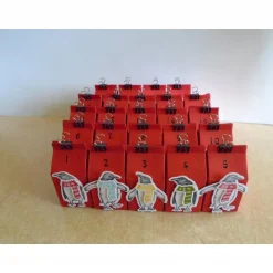 Sale Adventskalender Pinguin SONDERANGEBOT Weihnachtskalender kleine Milchschachteln Junge Mädchen zum Befüllen Adventskalender