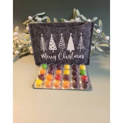 Adventskalender|Mija-Kreativ Adventskalender to Go, mit Blister, Mini-Adventskalender, Geschenk ,Mitbringsel, Sofortkauf,Weihnachten,Personalisierbar