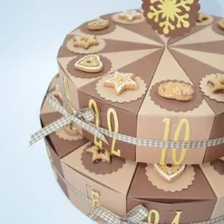 Adventskalender|Paper Candy Adventskalender Torte - Brezel