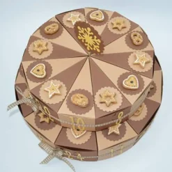 Adventskalender|Paper Candy Adventskalender Torte - Brezel