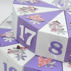 Adventskalender|Paper Candy Adventskalender Torte Duo Color