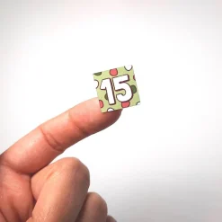 Sticker & Aufkleber|MoriMoriArts Adventskalender Zahlen Sticker – 1–24, matt, quadratisch, Etiketten für DIY Weihnachtskalender, Bullet Journal