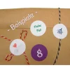 Online Adventskalender Zahlen Sticker, BUNTE Zahlen, 1-24 Aufkleber, made by BuntMixxDESIGN Adventskalenderzahlen