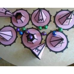 Adventskalender|Nachtkarten Adventskalender Zauberhut Weihnachtskalender Kinder Ewachsene Schachteln zum Befüllen Box