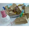 Adventskalender|IdeenOase Adventskalender zum aufhängen aus gefalteten Packpapier-Tütchen zum befüllen