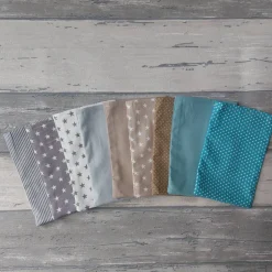 Adventskalender|Ninebitti Adventskalender zum Befüllen aus Baumwollstoff – Wiederverwendbare Säckchen mit Holzanhängern