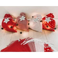 Sale Adventskalender zum Befüllen, Adventskalender mit XL Säckchen, Adventskalender für die ganze Familie Adventskalender